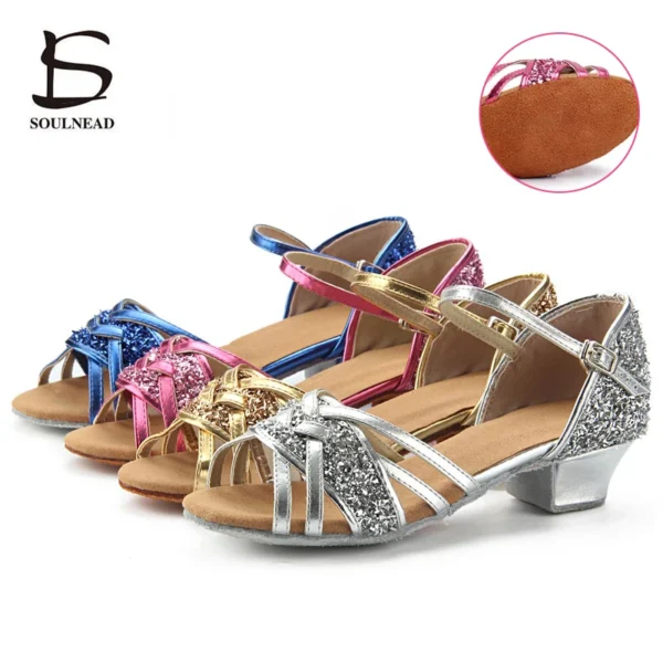 Zapatos para bailar con tacón bajo