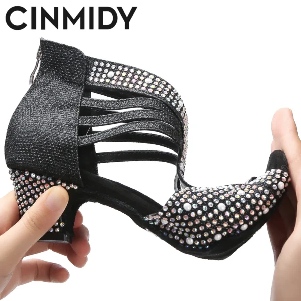 Impresionantes zapatos de baile profesionales con tacones de 5CM-10CM - Imagen 6