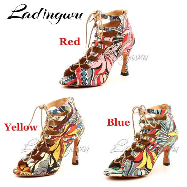 Chulísimas Botas de baile con Graffiti creativo - Imagen 4