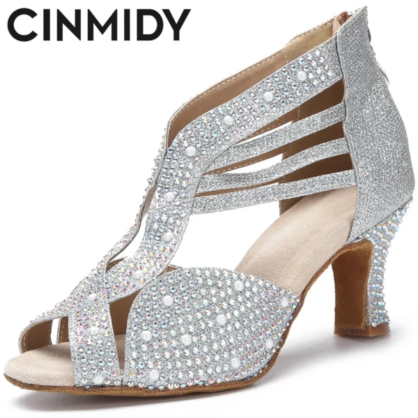 Impresionantes zapatos de baile profesionales con tacones de 5CM-10CM