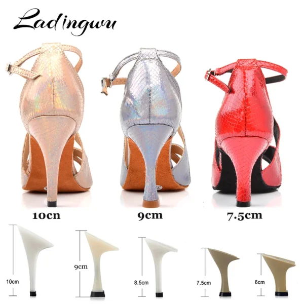 Fenomenales Zapatos de baile con tacones 10cm - Imagen 3