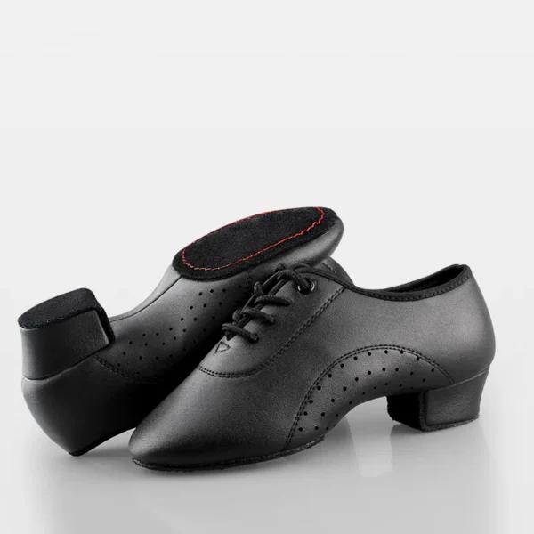 Ideales Zapatos negros de baile para hombres para Salsa y Rumba - Imagen 3