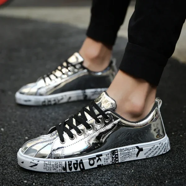 Espectaculares Zapatillas doradas para bailar hip hop - Imagen 5