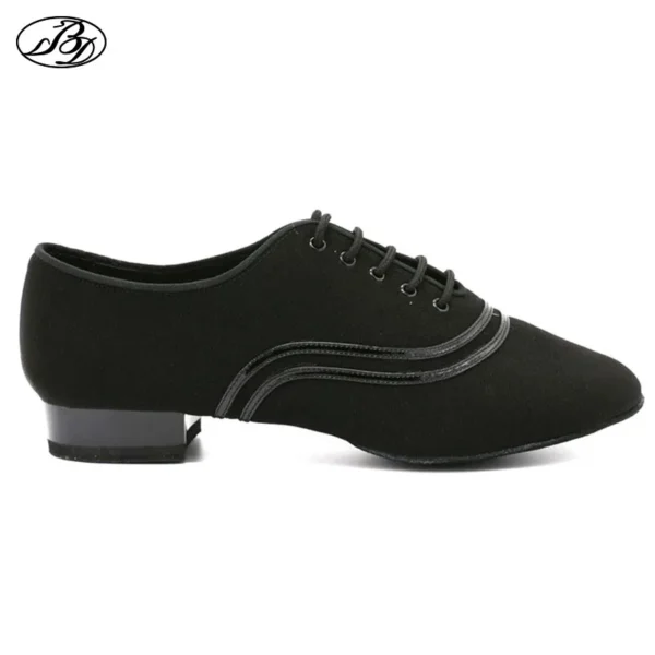 Exquisitos Zapatos de baile de salón para hombres con suela para hacer split - Imagen 3