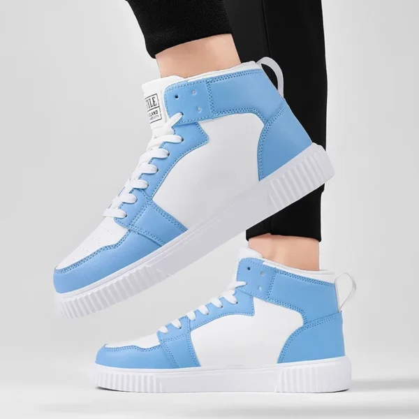 Bellas Botas de baile hip hop rojas y negras - Imagen 5