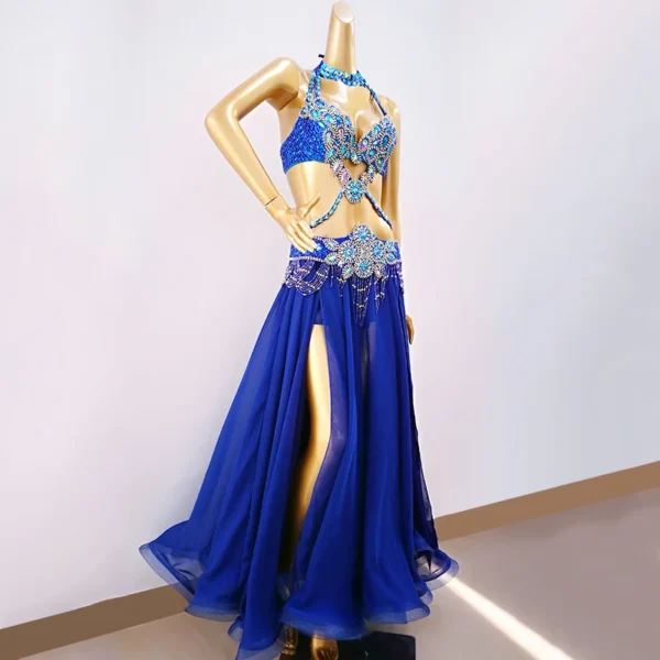 Traje de Danza del Vientre Profesional - Elegancia, Comodidad y Estilo para Bailarinas Expertas - Imagen 2