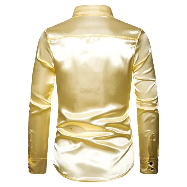 Camisa de Seda Hombre | Moda Única para Salsa y Bachata - Imagen 5
