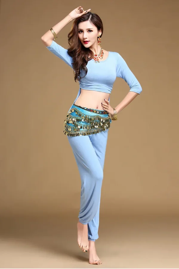 Conjunto de Traje de Danza del Vientre de Alta Calidad - Estilo, Comodidad y Elegancia - Imagen 4