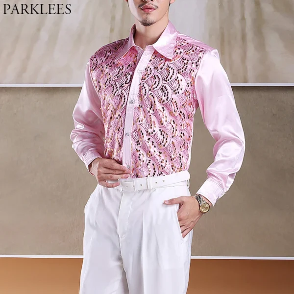 Camisas de Hombre con Lentejuelas - Bailongas | Brilla con Estilo y Elegancia