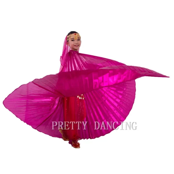 Disfraces de Alas para Danza del Vientre para Niñas - Elegancia y Movimiento en Cada Vuelo - Imagen 4