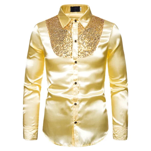Camisa de Seda Hombre | Moda Única para Salsa y Bachata - Imagen 4