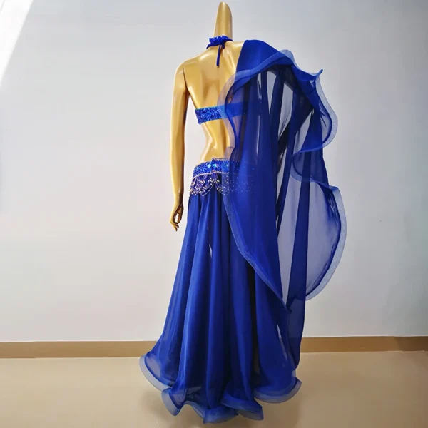 Traje de Danza del Vientre Profesional - Elegancia, Comodidad y Estilo para Bailarinas Expertas - Imagen 3