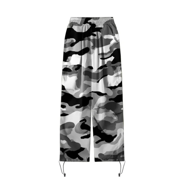 Pantalones Anchos de Camuflaje para Mujer - Bailongas | Estilo Único y Comodidad en Cada Movimiento - Imagen 5