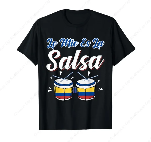 Camiseta Salsa Colombiana para Hombre - Bailongas | Estilo, Ritmo y Cultura Latina