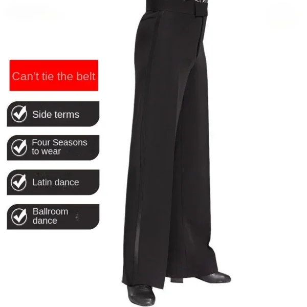 Pantalones de Satén Negros para Niños - Bailongas | Estilo, Comodidad y Elegancia para los Más Pequeños - Imagen 2