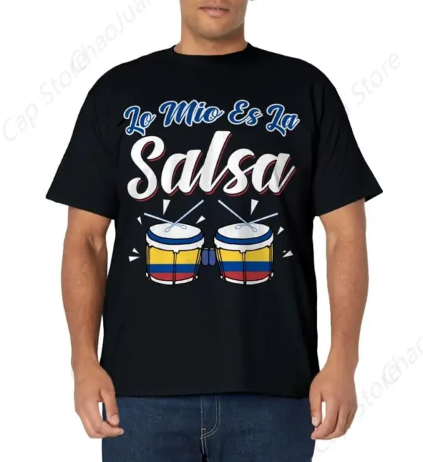 Camiseta Salsa Colombiana para Hombre - Bailongas | Estilo, Ritmo y Cultura Latina - Imagen 2