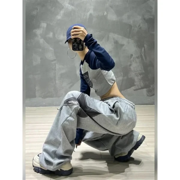 Pantalones de Estrella de Cinco Puntos de Hip Hop para Mujer - Bailongas | Estilo Urbano y Moderno para Cada Movimiento - Imagen 2