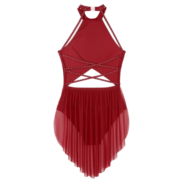Vestido de Baile con Espalda Descubierta - Diseño Seductor y Cómodo para Bailarinas - Imagen 5