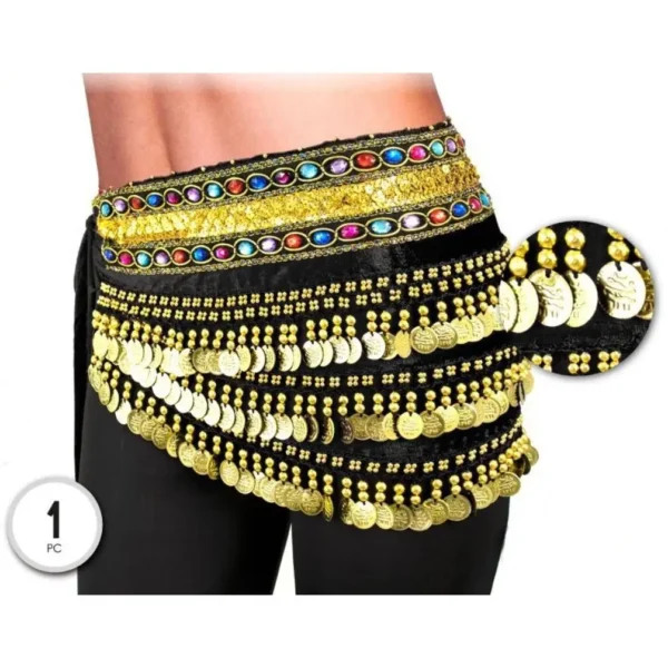 Cinturón Monedas Danza del Vientre, Bufanda para Danza del Vientre para mujer Carnaval Fiesta - AliExpress