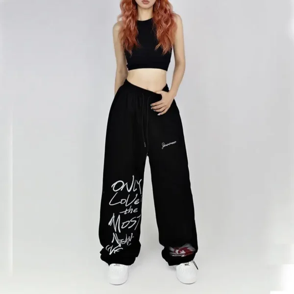 Pantalones Holgados de Hip Hop para Mujer - Bailongas | Estilo Urbano, Comodidad y Libertad de Movimiento - Imagen 2