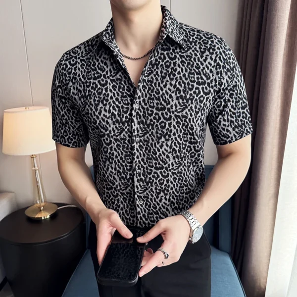 Camisas de Hombre de Leopardo - Bailongas | Moda Única y Estilo Único - Imagen 5