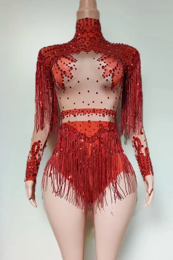 Espectacular Vestido de Baile de Salsa Profesional - Elegancia y Movimiento para la Pista - Imagen 5