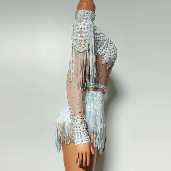Espectacular Vestido de Baile de Salsa Profesional - Elegancia y Movimiento para la Pista - Imagen 2