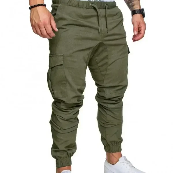 Pantalones Anchos con Cordón en la Cintura y Bolsillos para Hombre - Bailongas | Comodidad y Estilo Casual