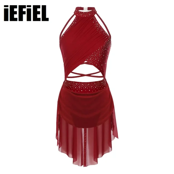 Vestido de Baile con Espalda Descubierta - Diseño Seductor y Cómodo para Bailarinas