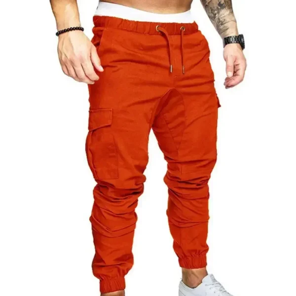 Pantalones Anchos con Cordón en la Cintura y Bolsillos para Hombre - Bailongas | Comodidad y Estilo Casual - Imagen 6