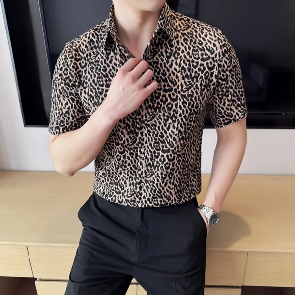 Camisas de Hombre de Leopardo - Bailongas | Moda Única y Estilo Único - Imagen 4