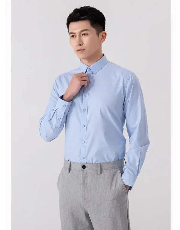 Camisa de Baile de Manga Larga para Hombre Negra - Bailongas | Estilo y Comodidad en el Baile - Imagen 3