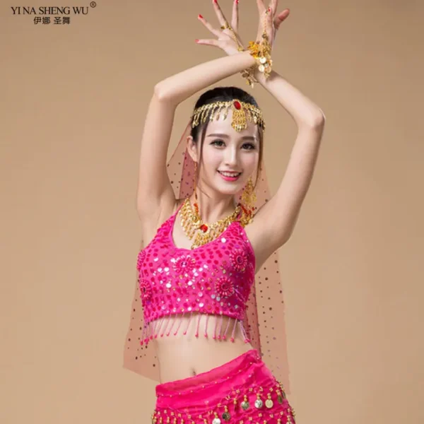 Sujetador de Danza del Vientre - Comodidad, Estilo y Soporte para Bailarinas - Imagen 4