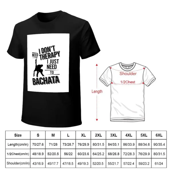No necesito terapia solo necesito bailar bachata camiseta - Imagen 2