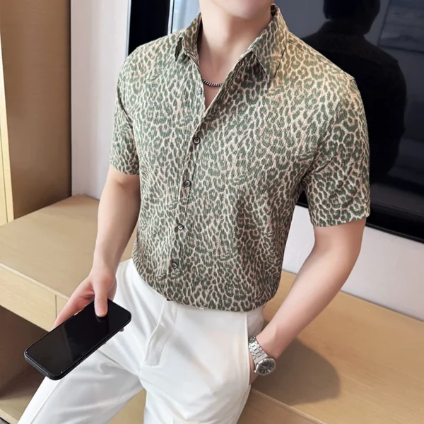 Camisas de Hombre de Leopardo - Bailongas | Moda Única y Estilo Único - Imagen 3