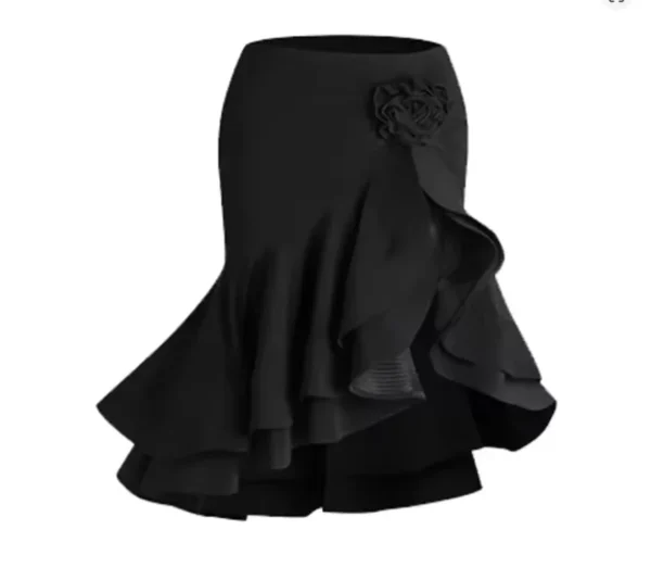 Traje de Baile de Tango para Niñas Negro – Elegancia y Comodidad para Tu Pequeña Bailarina - Imagen 3