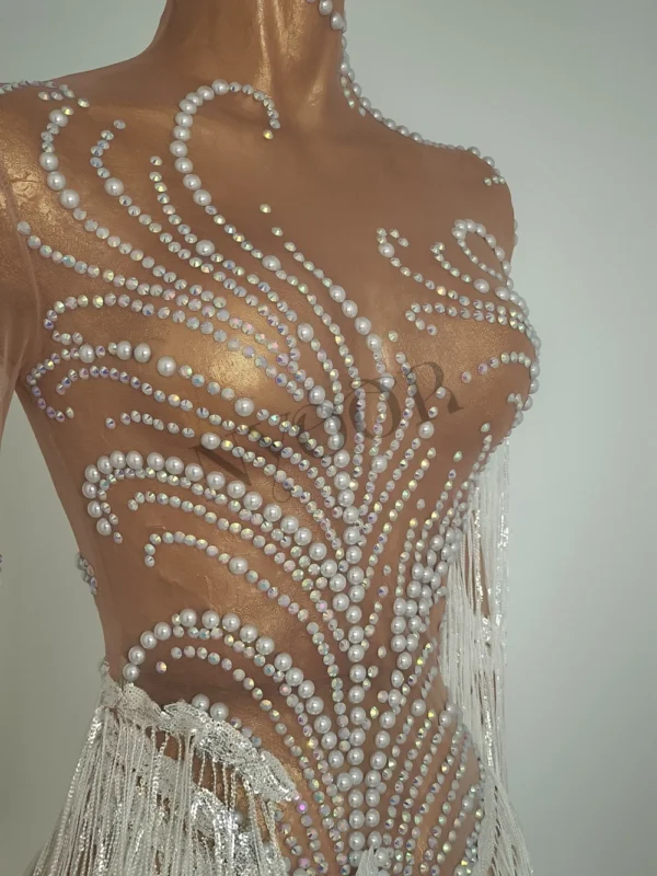 Vestido de baile de Noche Brillante con Lentejuelas y Diamantes de Imitación para Mujer – Elegancia y Glamour para tu Noche Especial - Imagen 5
