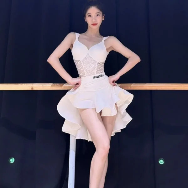Vestido de Baile Latino para Adultos – Práctica Avanzada con Falda Oscilante - Imagen 3