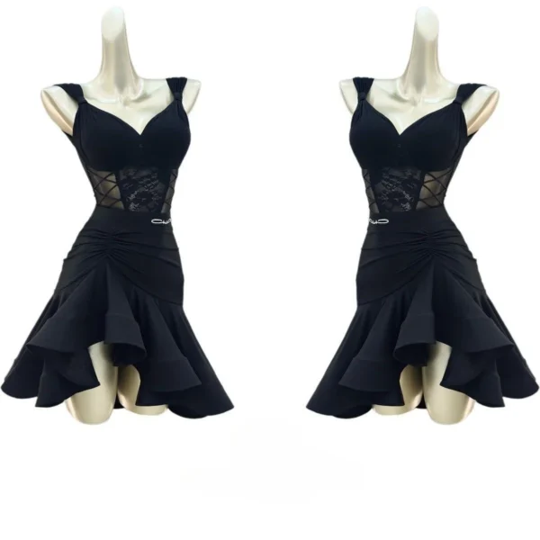 Vestido de Baile Latino para Adultos – Práctica Avanzada con Falda Oscilante - Imagen 5
