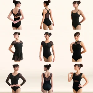 Leotardos de Ballet de Rendimiento de Manga Larga – Estilo, Comodidad y Soporte