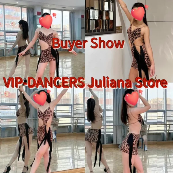 Vestido de tango con Recorte Irregular para Mujer – Elegancia y Movimiento con un Diseño Único - Imagen 6