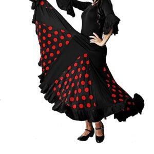 Preciosa Falda volantes de flamenco
