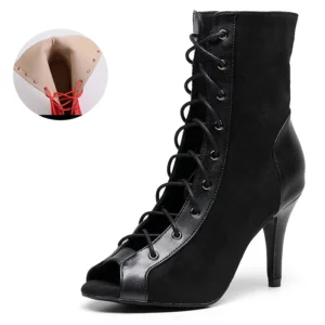 Botas de Baile de Franela para Mujer - Comodidad y Estilo Único para Bachata