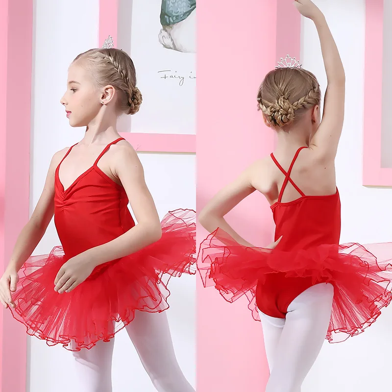 Vestido de Ballet y Tutú para Niña - Ropa de Danza Cómoda y Elegante - Imagen 2