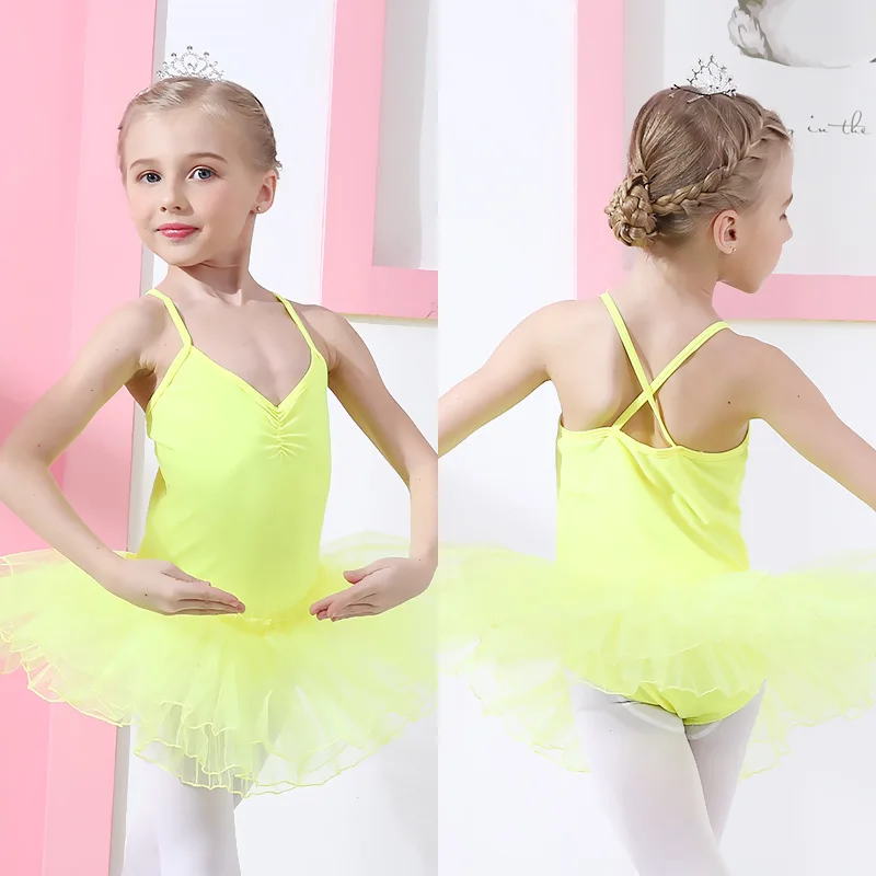 Vestido de Ballet y Tutú para Niña - Ropa de Danza Cómoda y Elegante - Imagen 3