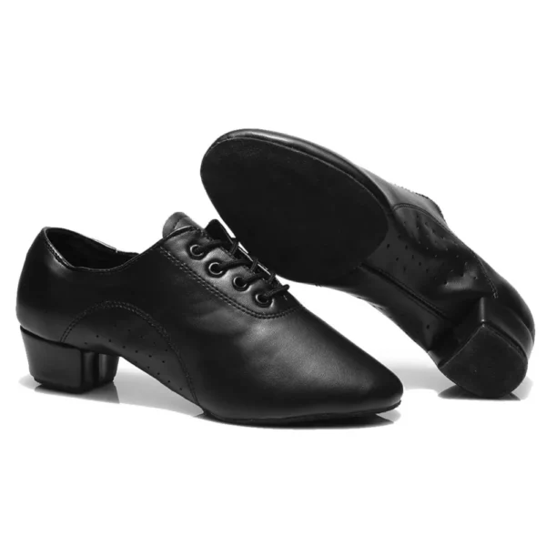 Lindos Zapatos de baile latino transpirable de malla de aire de cuero - Imagen 5