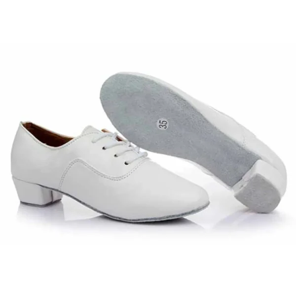 Lindos Zapatos de baile latino transpirable de malla de aire de cuero - Imagen 2