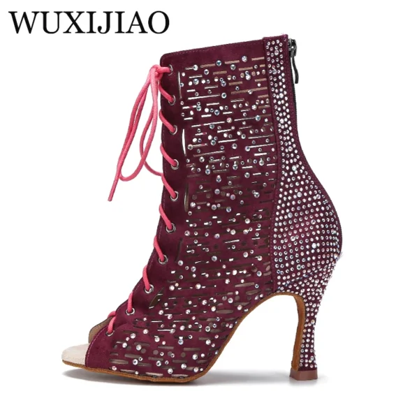 Botas Negras de Baile para Bachata - Estilo y Soporte para tus Giros. - Imagen 3