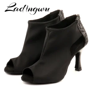 Botas de Baile Latino de Salón para Mujer - Estilo y Soporte para Salsa y Bachata