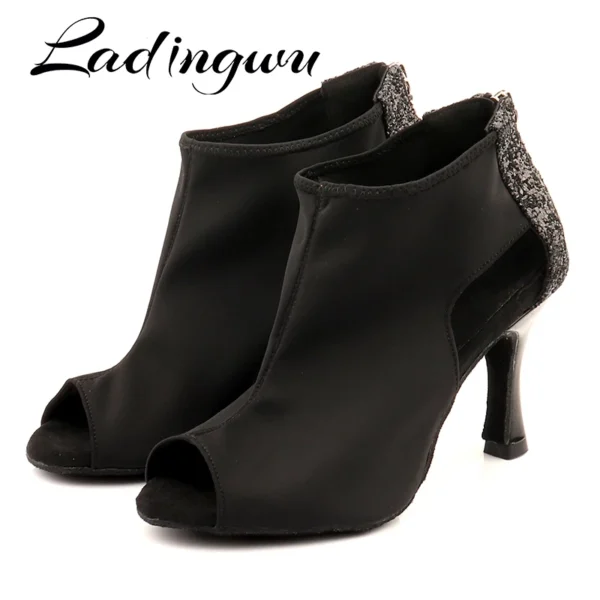 Botas de Baile Latino de Salón para Mujer - Estilo y Soporte para Salsa y Bachata